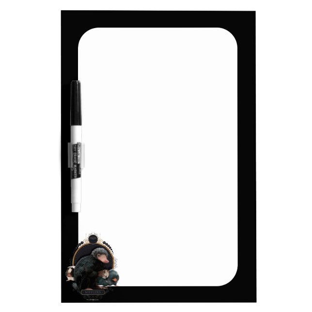 NIFFLER™s Art Nouveau Portrait Dry Erase Board (Front)