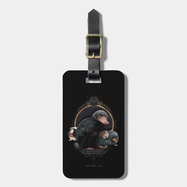 NIFFLER™s Art Nouveau Portrait Luggage Tag (Front Vertical)