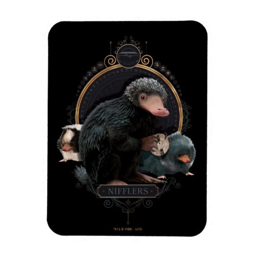 NIFFLERs Art Nouveau Portrait Magnet