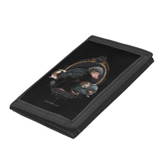 NIFFLER™s Art Nouveau Portrait Tri-fold Wallet