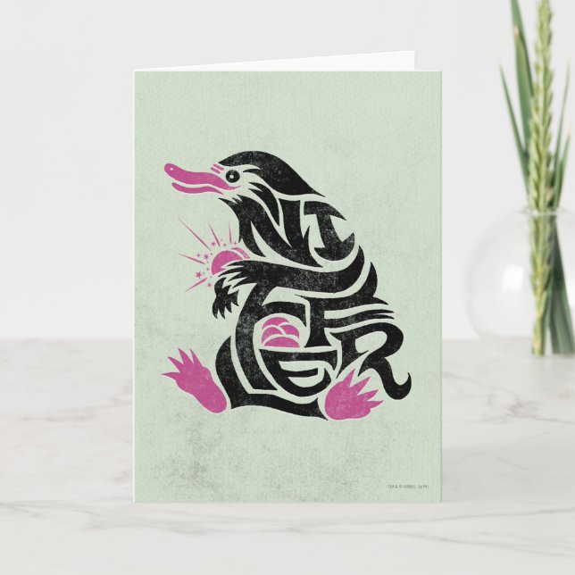 NIFFLER™ Typography Graphic Card (Front)