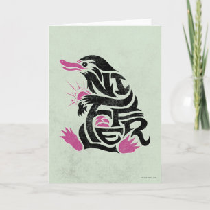 NIFFLER™ Typography Graphic Card