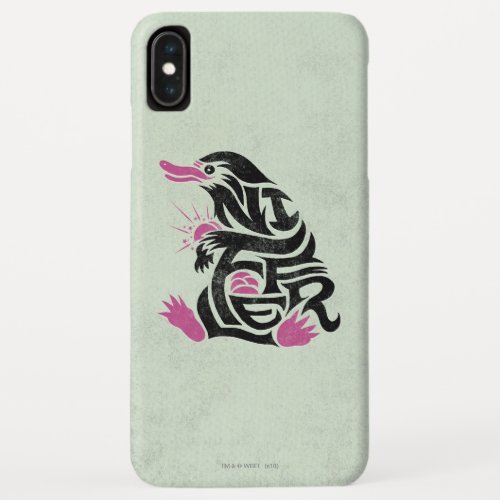 NIFFLERâ Typography Graphic iPhone XS Max Case