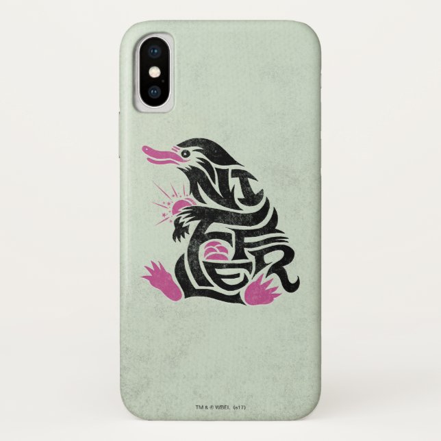 NIFFLER™ Typography Graphic Case-Mate iPhone Case (Back)