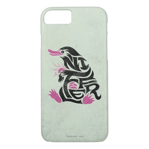 NIFFLER Typography Graphic iPhone 87 Case