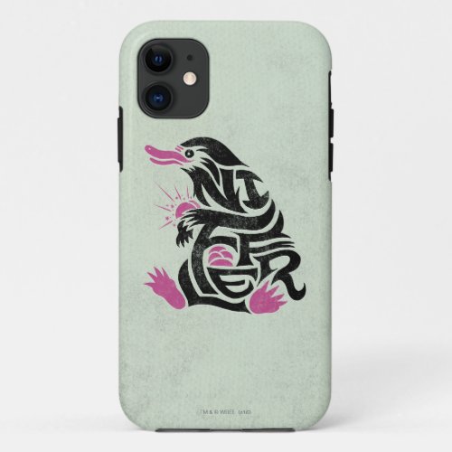 NIFFLER Typography Graphic iPhone 11 Case