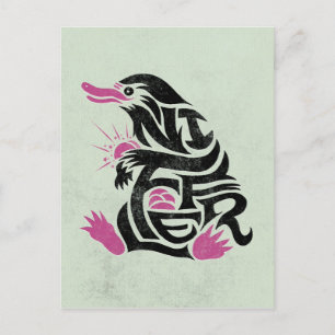 NIFFLER™ Typography Graphic Postcard