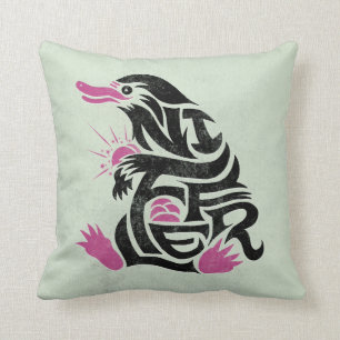 NIFFLER™ Typography Graphic Throw Pillow