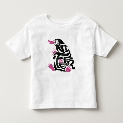 NIFFLER Typography Graphic Toddler T_shirt