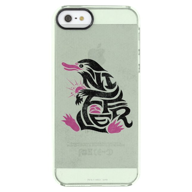 NIFFLER™ Typography Graphic Uncommon iPhone Case (Back)