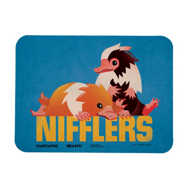 Nifflers Vintage Graphic Magnet (Horizontal)