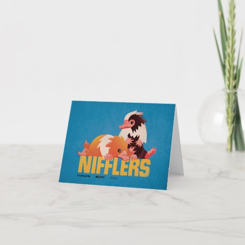 Nifflers Vintage Graphic Note Card
