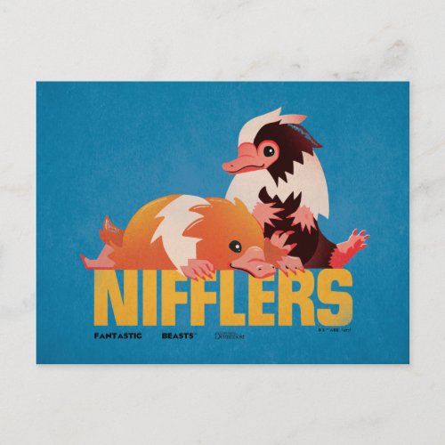 Nifflers Vintage Graphic Postcard