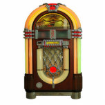 Nifty 50s Jukebox Keychain<br><div class="desc">Acrylic photo sculpture keychain with an image of a 50s-style jukebox. See matching acrylic photo sculpture magnet,  ornament and sculpture. See the entire Nifty 50s Keychain collection in the SPECIAL TOUCHES | Party Favors section.</div>