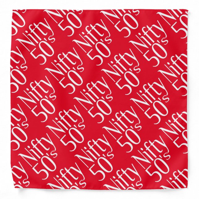 Nifty Fifties Bandana (Front)
