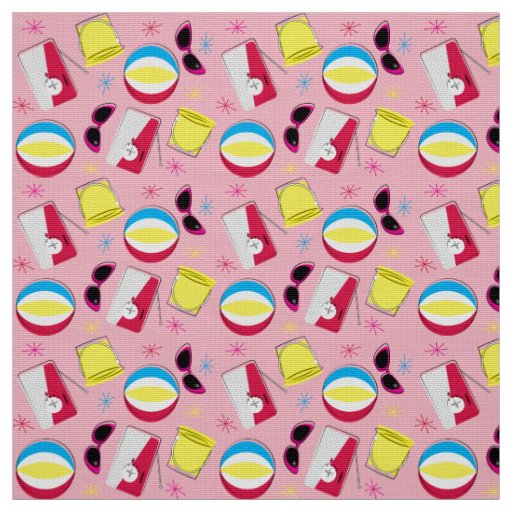 Nifty fifties - beach party fabric