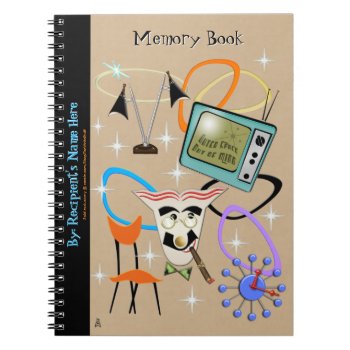 Nifty Fifties Iconic Images - Personalized Notebook by ShopTheWriteStuff at Zazzle