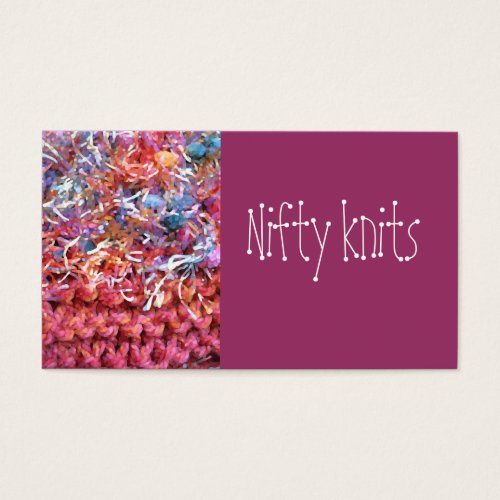 Nifty knits business cards