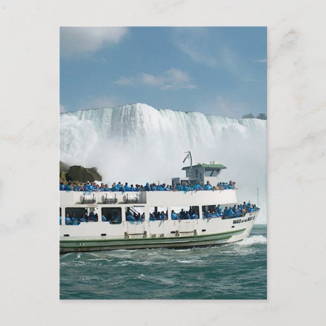 Nigara Falls Boat Sail Toronto CNTower CN Tower CA Postcard (Front)