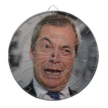 Nigel Farage Dart Board by Moma_Art_Shop at Zazzle