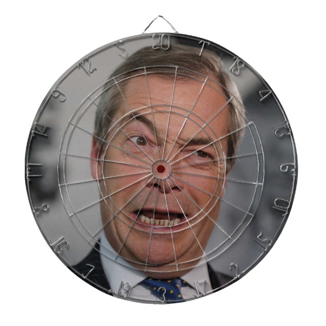 Nigel Farage Dart Board (Front)