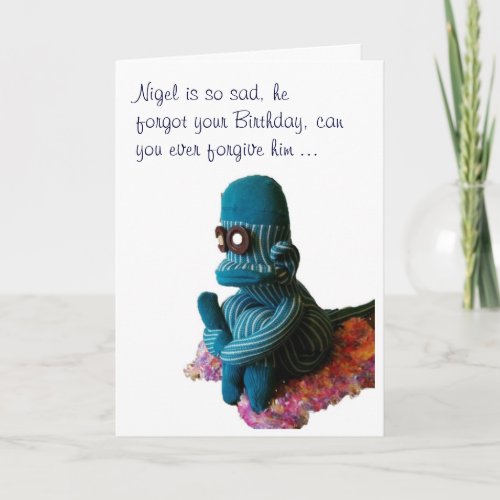 Nigel is Sad  Holiday Card