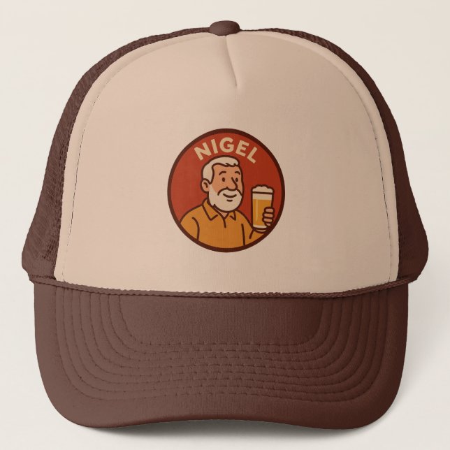 Nigel T-Shirt Trucker Hat (Front)