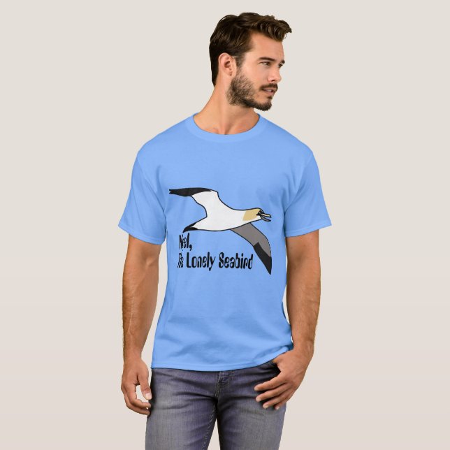 Nigel, The Lonely Seabird T-Shirt (Front Full)