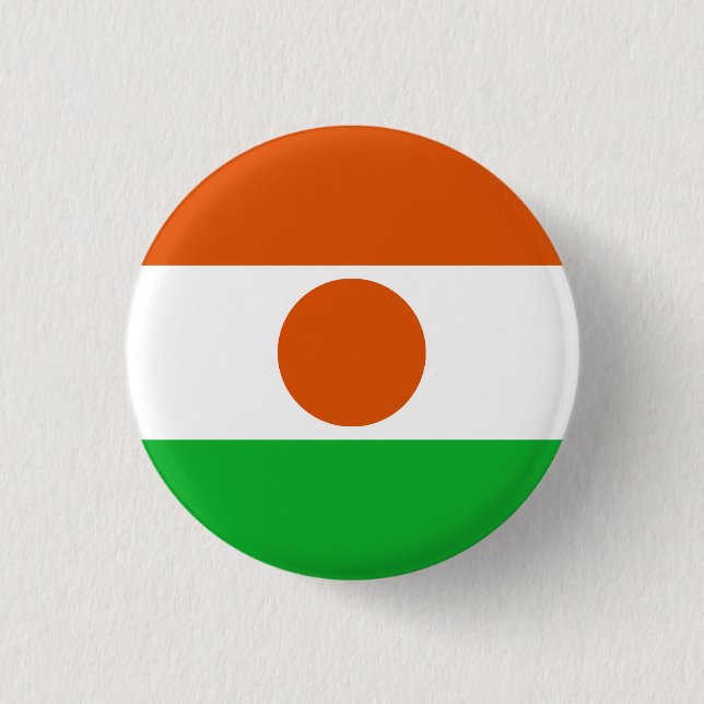Niger Flag Button (Front)