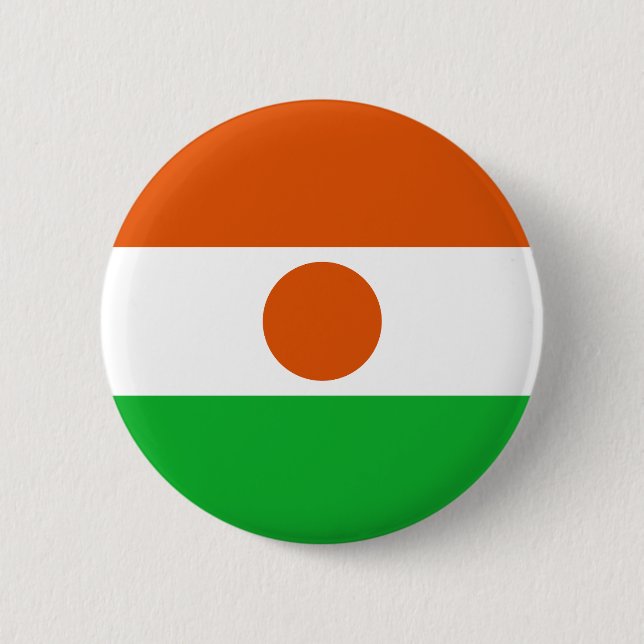 Niger Flag Button (Front)