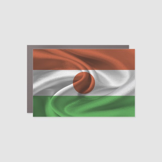 Niger Flag Car Magnet (Front)