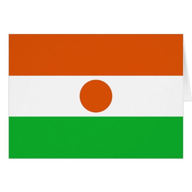 Niger Flag Cards (Front Horizontal)