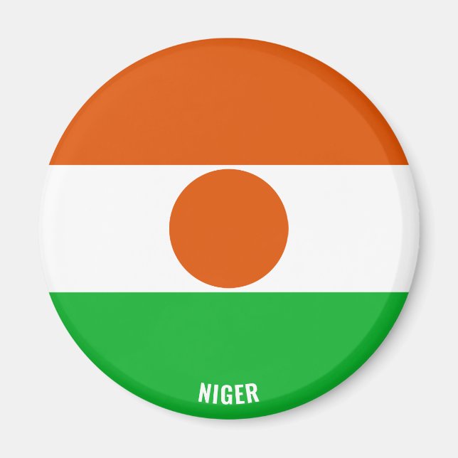 Niger Flag Charming Patriotic Magnet (Front)