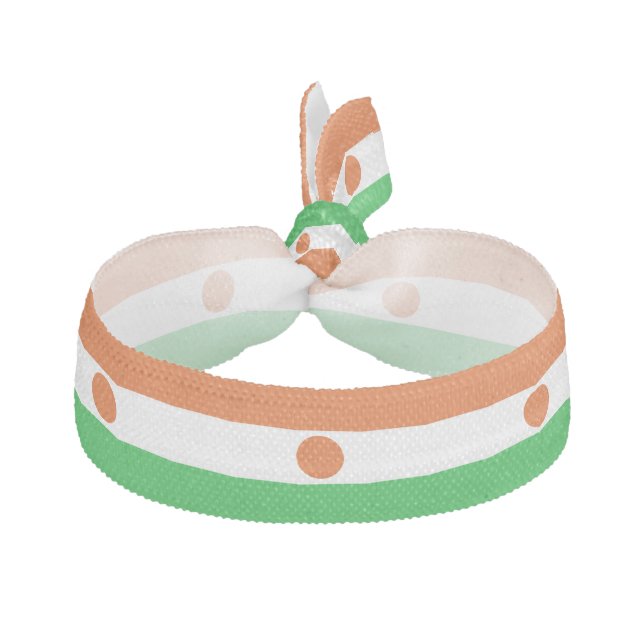 Niger Flag Elastic Hair Tie (Front)