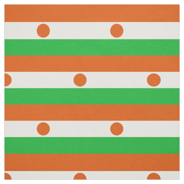 Niger Flag Fabric (Swatch)