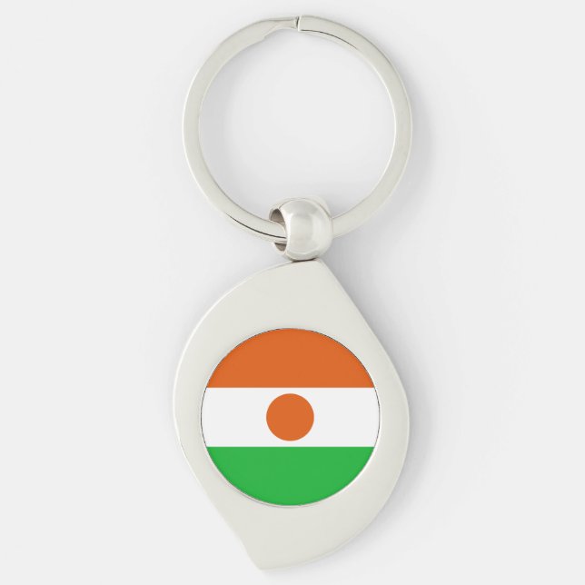 Niger Flag Keychain (Front)