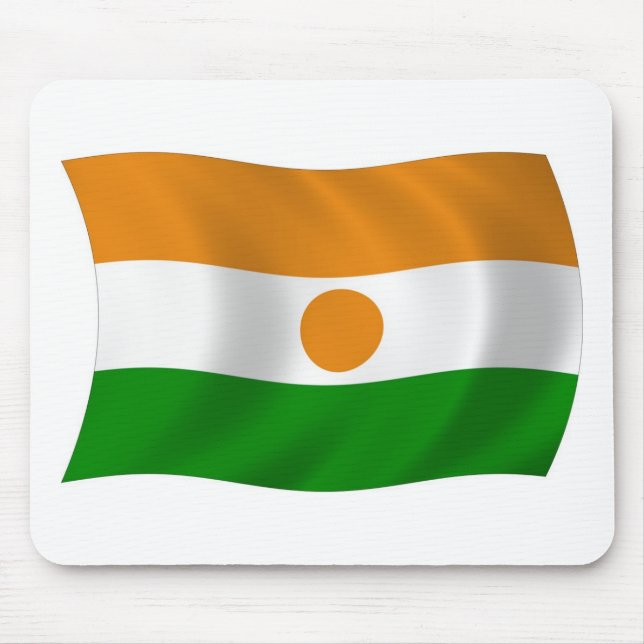 Niger Flag Mousepad (Front)