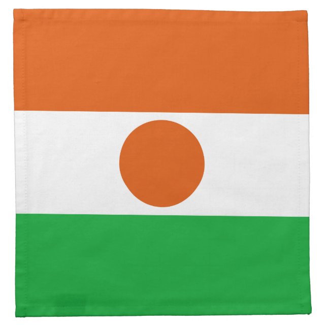 Niger Flag Napkin (Front)