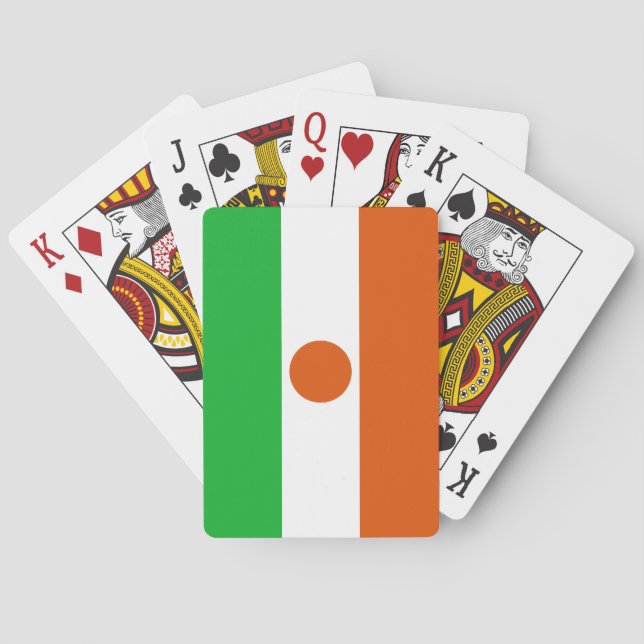 Niger Flag Poker Cards (Back)