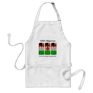 Niger Flag Spice Jars Apron