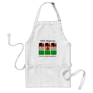 Niger Flag Spice Jars Apron