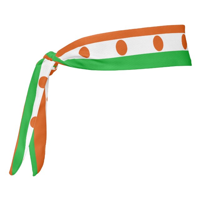 Niger Flag Tie Headband (Rotate 270)