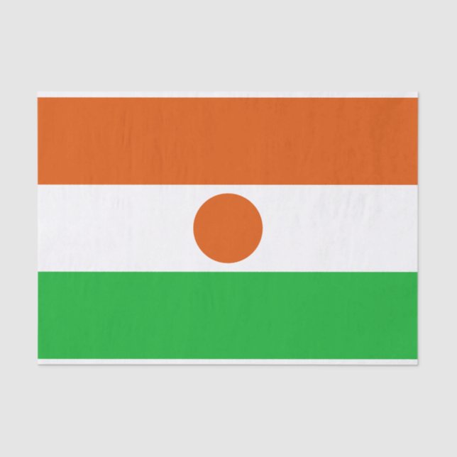 Niger Flag Tissue Paper (Front)