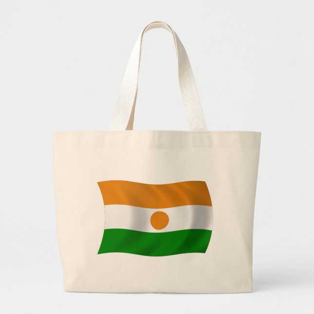 Niger Flag Tote Bag (Front)