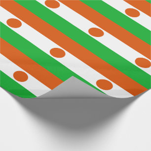 Niger Flag Wrapping Paper