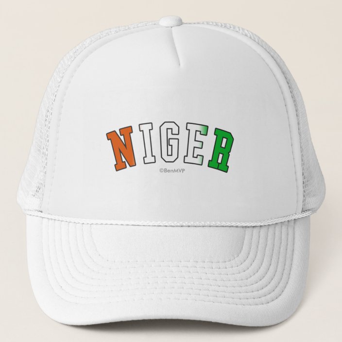 Niger in National Flag Colors Trucker Hat