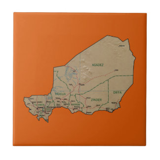 Niger Map Tile
