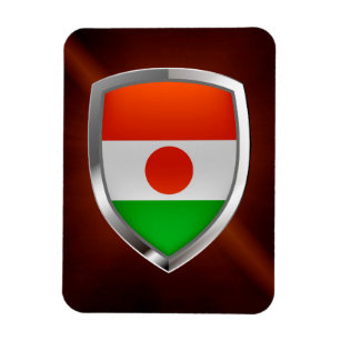 Niger Metallic Emblem Magnet