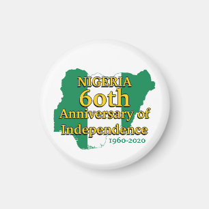 NIGERIA 60th Anniversary Independence   Nigerian Magnet
