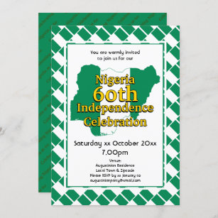 100 Pack Blank Invitation Cards with Envelopes, Nigeria